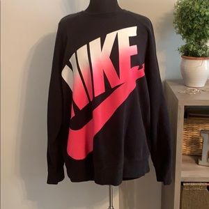a nike sweatshirt